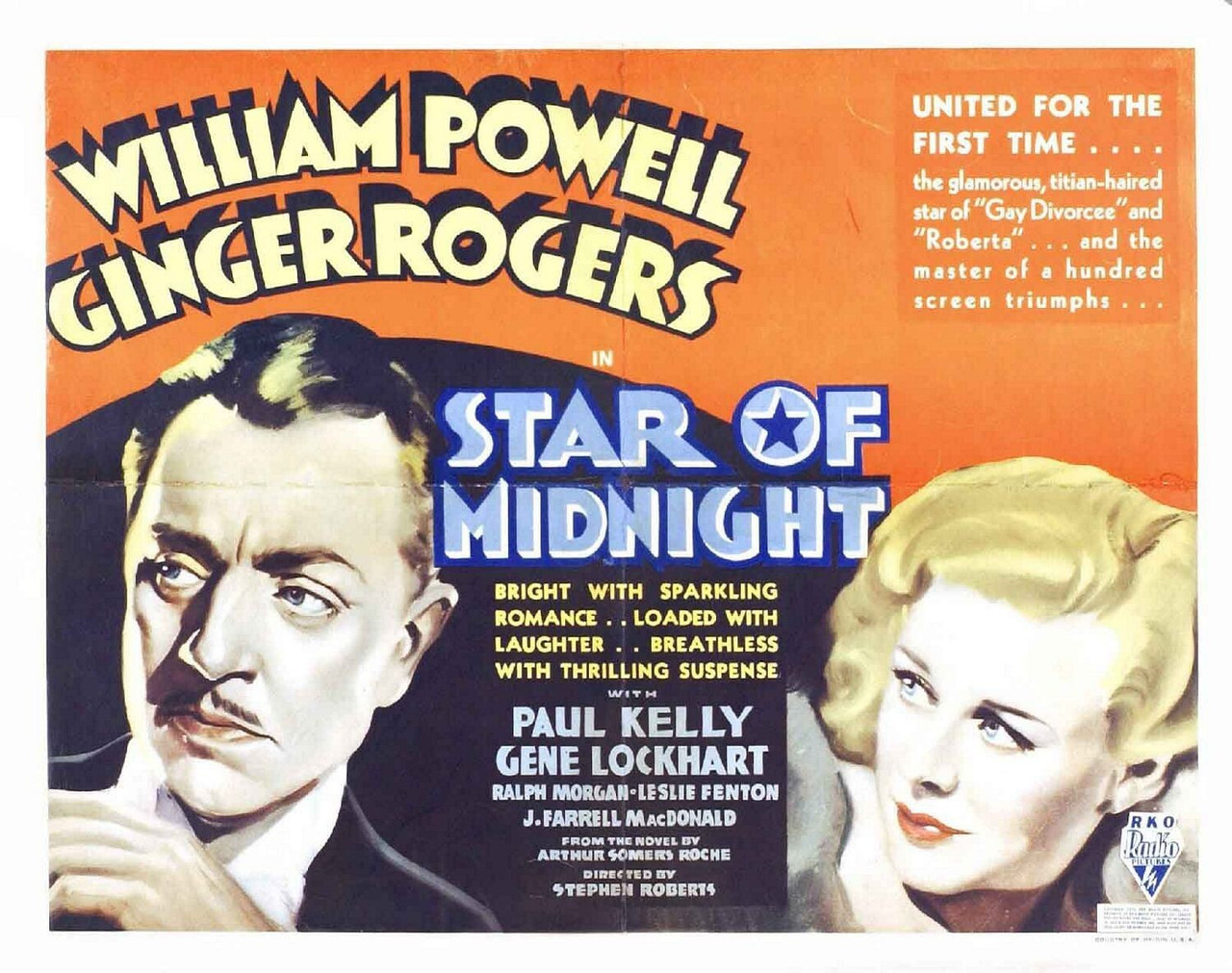 Star of Midnight (1935)_1 Poster Canvas Movie Film Print A0 A1 A2 A3 A4 A5 A6 Ar